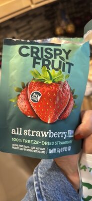 all strawberry. 100% freeze-dried strawberry