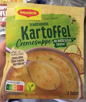 Traditionelle Kartoffel Cremesuppe