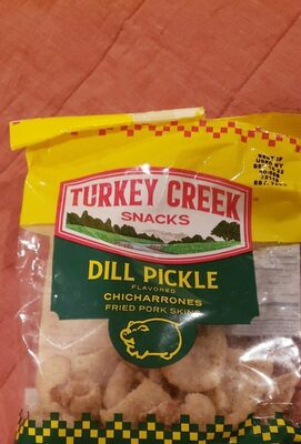 Dill Pickle Flavored Chicharrones Fried Pork Skins