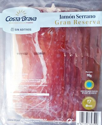 Jamón serrano gran reserva