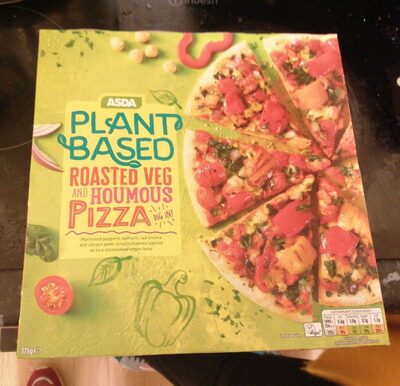 OMV! Deliciously Vegan Roasted Veg & Houmous Pizza