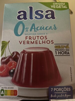 Gelatina frutos vermelhos