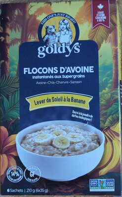 Instant Superseed Oatmeal - Banana Sunrise