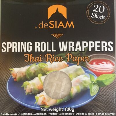 Spring Roll Wrappers - Thai Rice Papers - Cialde Di Riso