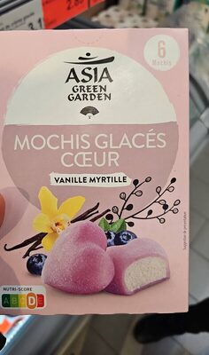 Mochis glacés vanille myrtille