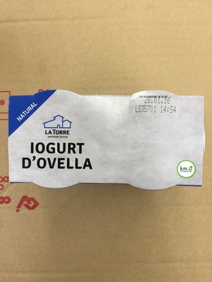 Iogurt d'ovella natural