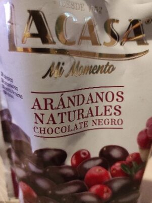 Arándanos naturales con chocolae negro