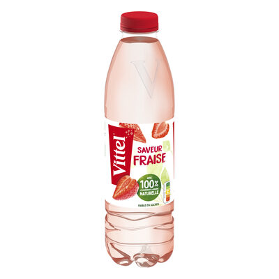 VITTEL 100% NATUREL eau aromatisée Fraise 1L