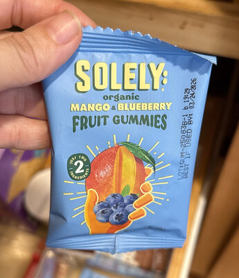 Organic Mango & Blueberry Fruit Gummies
