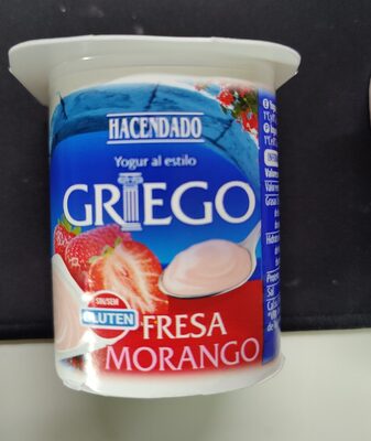 Yogur griego fresa