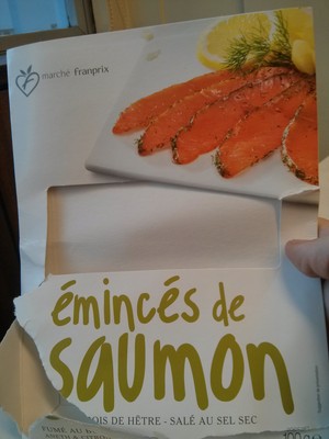 Émincés de saumon