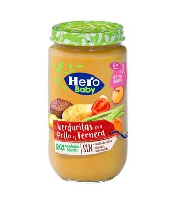 Verduritas con pollo y ternera
