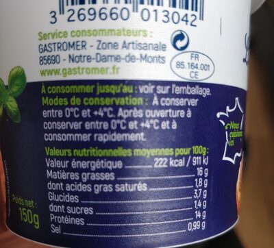 Emiettes Saumon Basilic