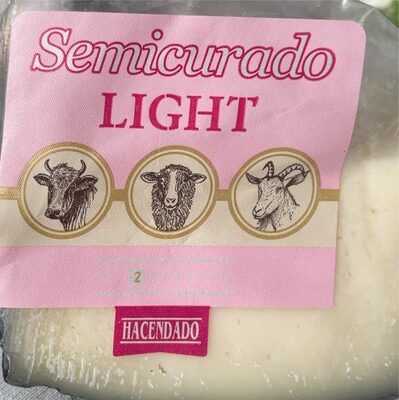 Queso semicurado light