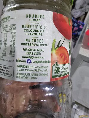 Organic Tomato Paste