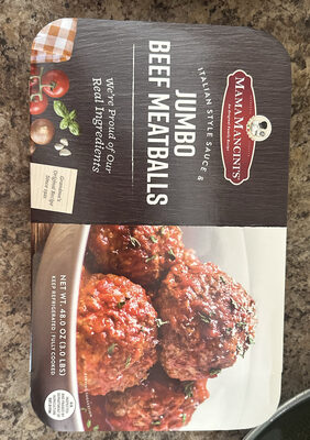 Italian Style Sauce & Jumbo Beef Meatballs