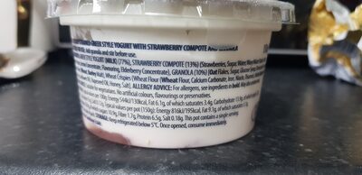 Specially Selected Strawberry And Granola Yoghurt