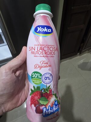 Yogurt Sin Lactosa frutos rojos