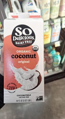 Coconut Milk Beverage Original Refrigerated Half Gallon Organic