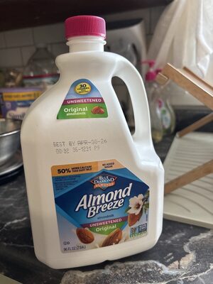 Almond Breeze Unsweetened Original almondmilk