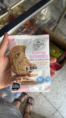 Galletón BERRIES Galleta con avena y cranberry