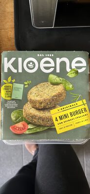 Mini burger vegetale agli spinaci