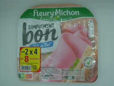 Simplement bon - 25% de Sel 4 tranches (lot de 2)
