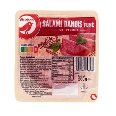Salami danois fumé