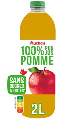 100% - Pur jus - pommeSans sucres ajoutés** Comme tous les jus de fruits. Contient les sucres naturellement présents dans les fruits.