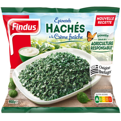 Epinards hachés à la crème