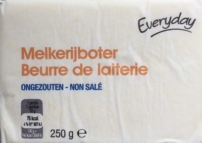 Beurre de laiterie non salé