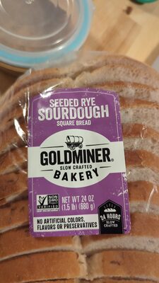 Seeded Rye Sourdough Square Bread