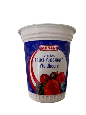 Cremiges Fruchtjoghurt Waldbeere