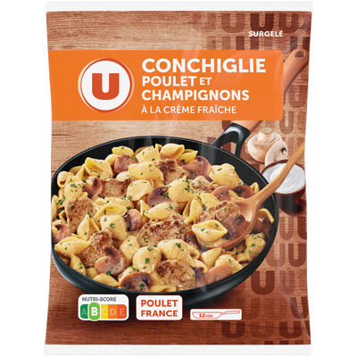 Conchiglie Poulet et champignons