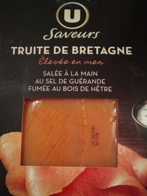 Truite de Bretagne fumée, 4 tranches - 120g
