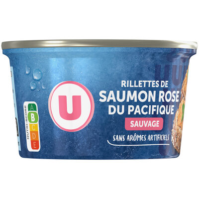 Rillettes de saumon rose du Pacifique bol en métal de 125g