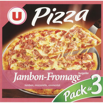 Pizza jambon fromages 3x350g