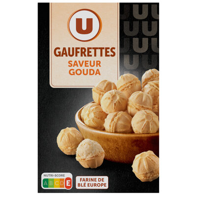 Biscuits apéritifs Gaufrette gouda paquet de 75g