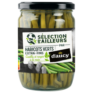Haricots verts ext.fins cueillis rangés main Sél.ailleurs d'aucy 280g