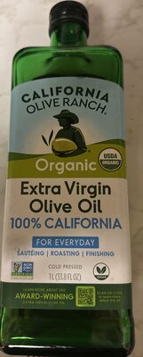 Organic extra-virgin olive oil 100% California for everyday