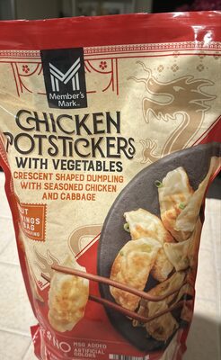 Chicken Potstickers with Vegetables