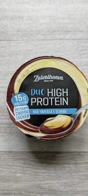 Duo high protein pudding vanille schoko