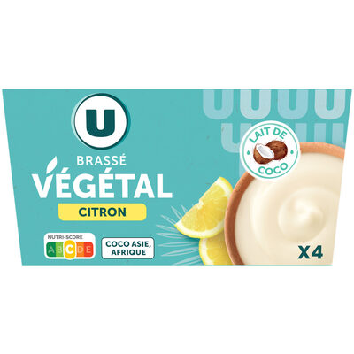 Brassés végétal citron 2,2%MG - 4x100g