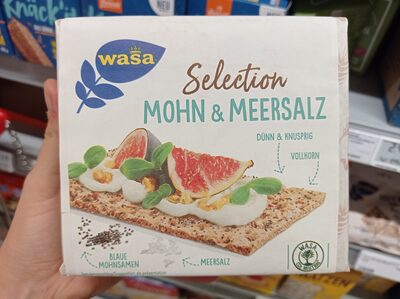 Knäckebrot Mohn Salz