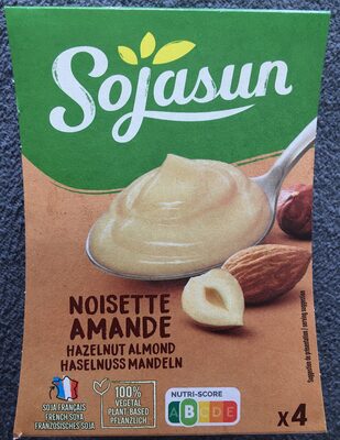 Postre vegetal de soja plaisir praliné sin lactosa