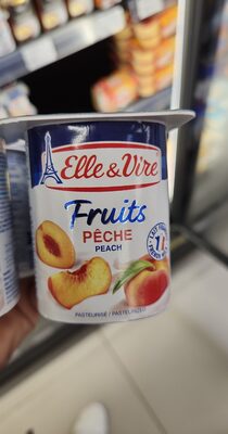 Elle & vire desserts lactes fruits peche
