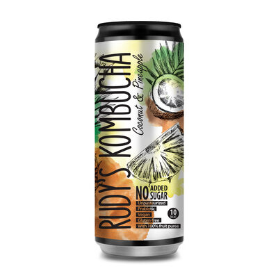 Rudy's Kombucha Coconut & Pineapple
