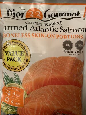 ATLANTIC SALMON Boneless Skin-On Portions
