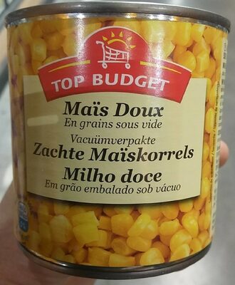 Maïs Doux En Grains Sous Vide, La Boîte,