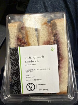 PB&J Crunch Sandwich